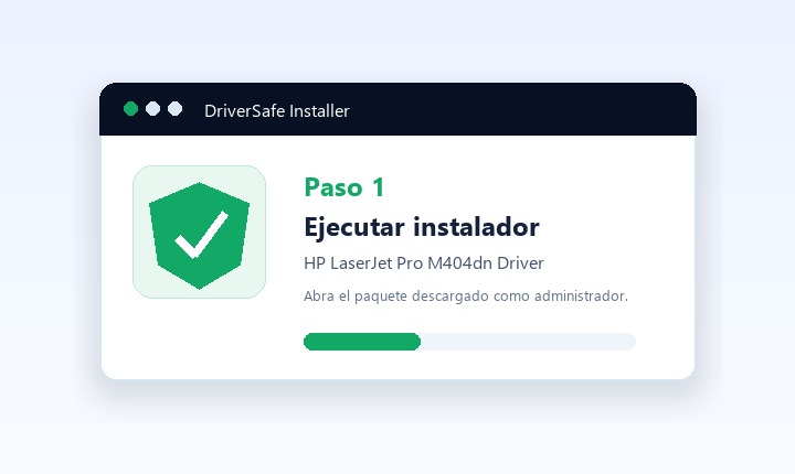 Paso 1: ejecutar instalador