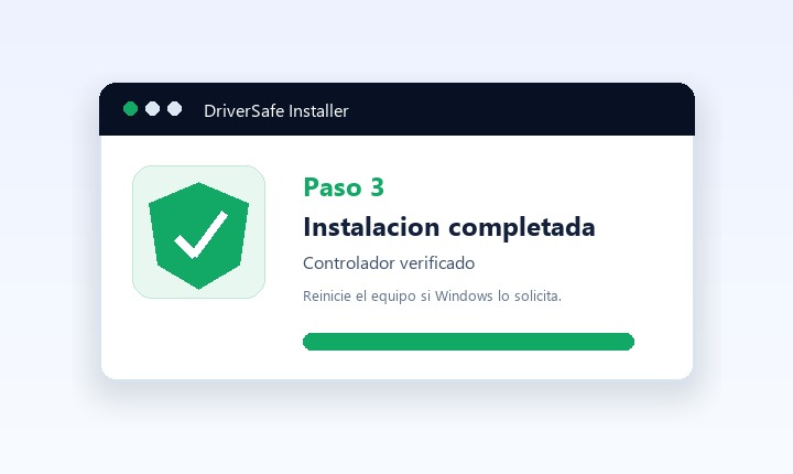 Paso 3: instalacion completada
